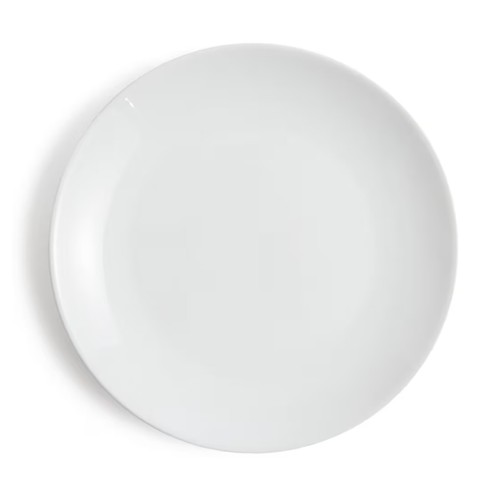 Dinner plate porcelain white - dinner,