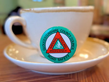 Vintage Gloucestershire C C Road Safety Cycling Proficiency Badge Pin (P28561)