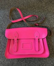The Cambridge Satchel Company Crossbody/Shoulder Bag in Neon Pink