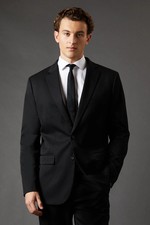 Burton Black Suit Jacket Mens Smart Suits