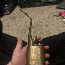 Antique Chinese Etched Water Smoking Pipe 19th C.