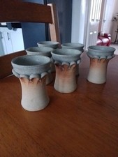 Set Of 6 goblets. Handcrafted 