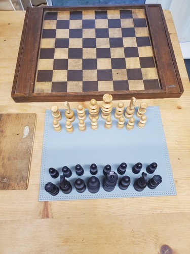 Antique french regence chess - french,