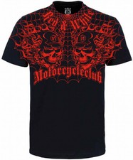 Hells Angels Support 81 Big Red Machine World T-Shirt MOTORCYCLE CLUB All Over