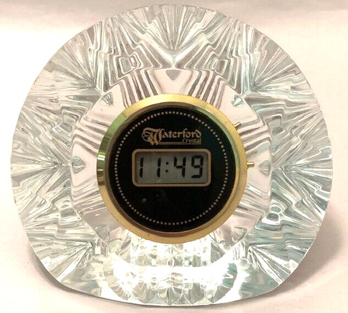 Waterford crystal small clock - waterford,