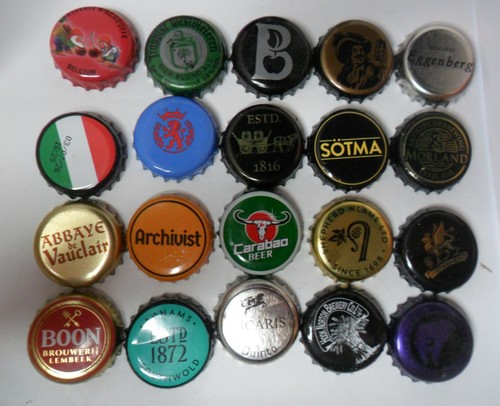 Beer and cider bottle caps - beer,