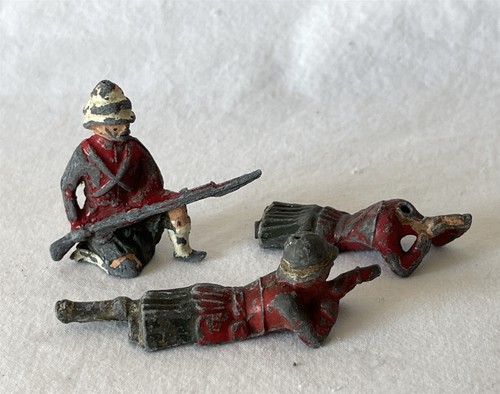 Damaged vintage painted toy - painted,