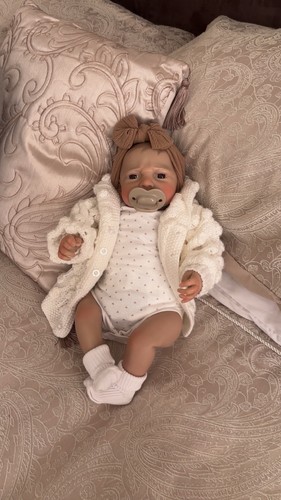 Weighted grumpy reborn baby