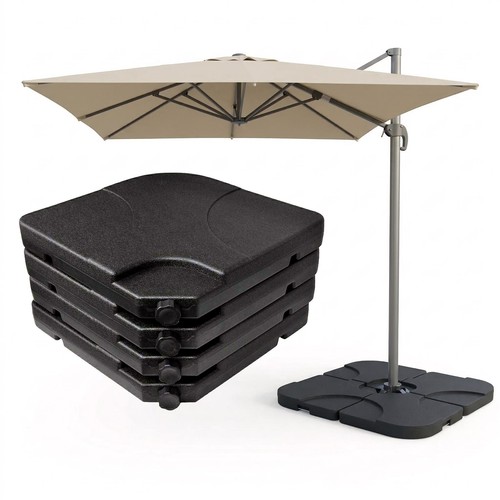 Cantilever square parasol base - cantilever,