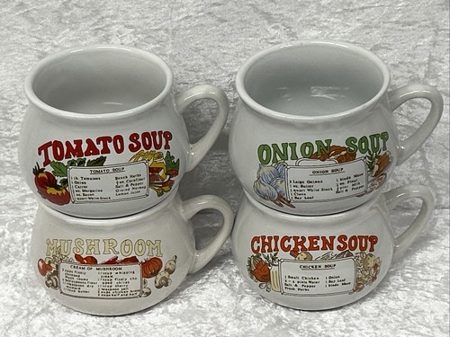 Recipe soup mugs bowls set - recipe,