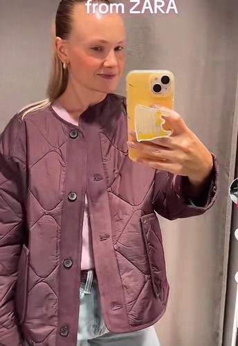 Zara women quilted padded - zara, women's