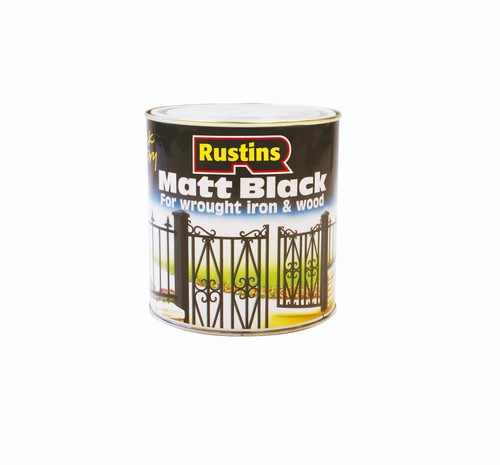 Rustins quick dry matt black - rustins,