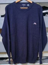 MENS GANT BLUE 100% LAMBSWOOL