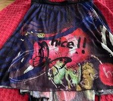 Desigual Graphic Skirt Black