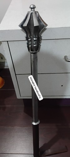 Medieval solid steel mace - medieval,