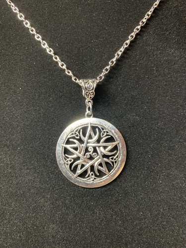 Pentagram necklace pendant - necklace,