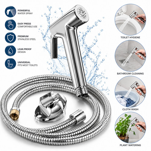 Muslim shower head hose kit - hose,