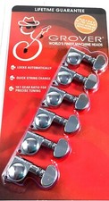 Grover Mini Locking RotoMatics Machine Heads Tuners 406C Chrome inline