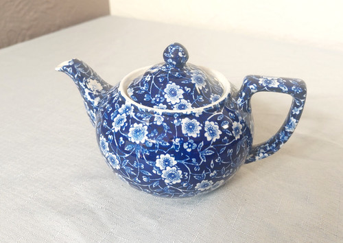Calico crownford blue chintz - calico,