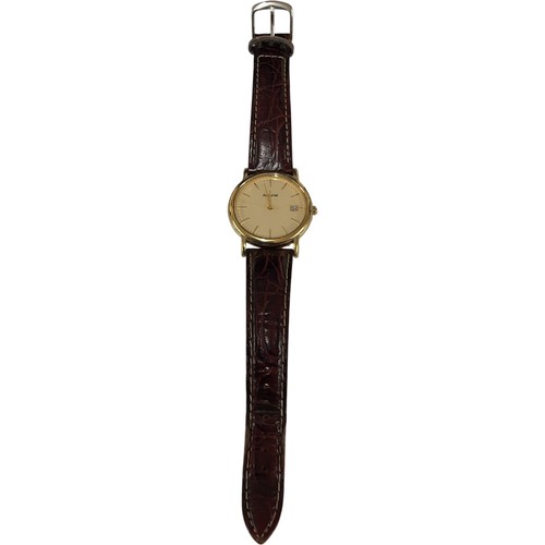 Accurist gold tone wristwatch - accurist,