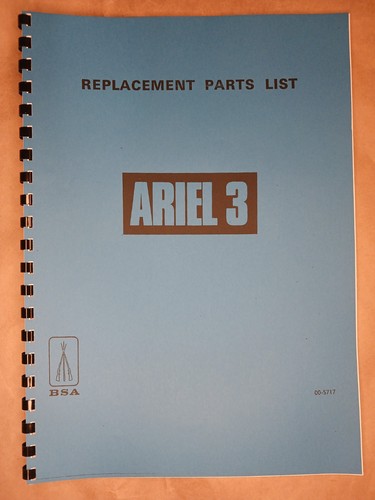Bsa ariel replacment parts - ariel, 3