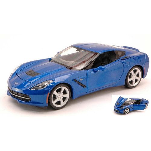 Corvette stingray 2014 blue - corvette,
