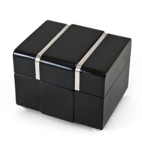 Modern note black lacquer - modern,