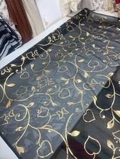 Black Polyester Voile Fabric