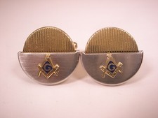 Masons Vintage ANSON Cuff Links shriners scottish rite grand lodge