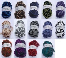 Papillon Bicolour Pom-Pom Knitting Scarf Yarn Wool - Buy one, Get one FREE