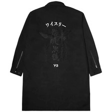 adidas X Y-3 Yohji Yamamoto Tech Craft Long Overshirt In Black - Jacket Coat Top