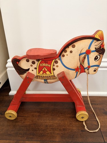 Vtg fisher price dobbin horse - fisher,