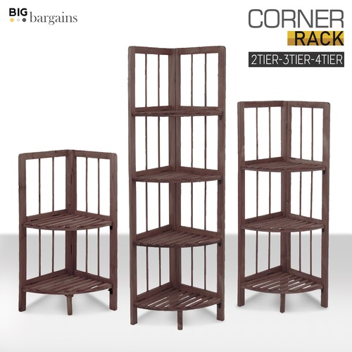 Tier wooden corner shelf - 2,
