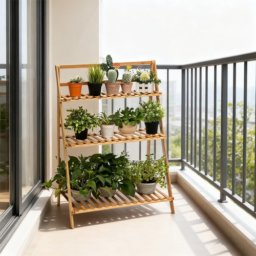 Tier wooden plant - 3-tier,