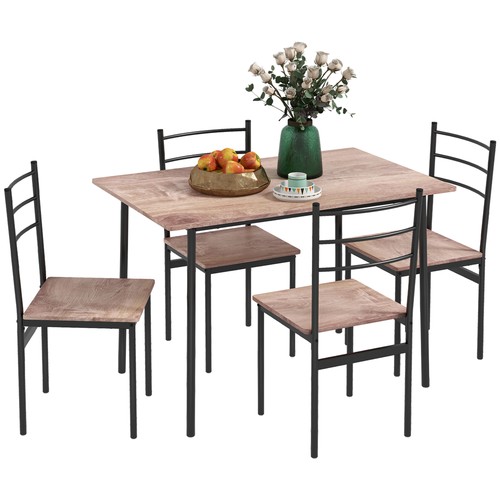 Homcom piece dining table - 5,