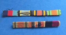 Air Crew Europe Star with MID ribbon bar + RAF Long Service WW2 missing MID bar