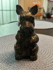 Wade Black Scottie Dog Bank