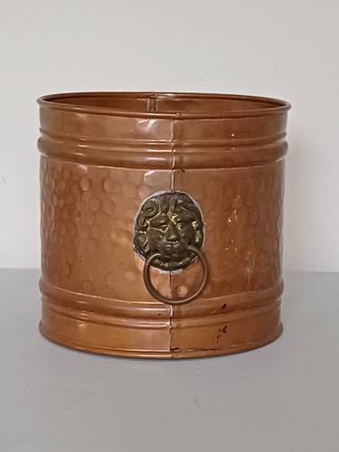 Vintage hammered copper