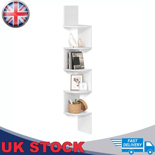 White tier zigzag corner - 5-tier,