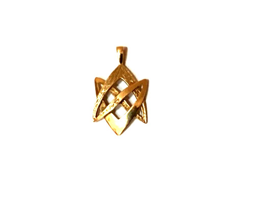 14k yellow gold brushed - 14k,