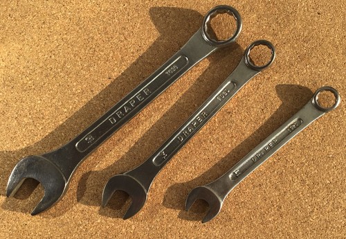 Vintage draper spanners - 19,, 14