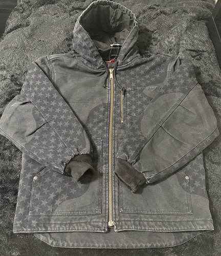 Supreme flag quilted hooded - supreme,