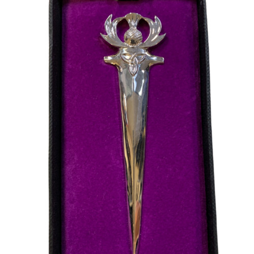 Scottish thistle kilt pin - scottish,