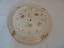 AYNSLEY EDWARDIAN KITCHEN GARDEN FINE BONE CHINA WALL COTTAGE CLOCK BASE UNIT