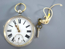 ANTIQUE VICTORIAN SILVER FUSEE