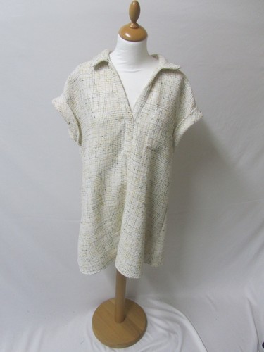 Zara lemon yellow tweed feel - yellow,