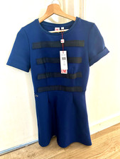 NEW WITH TAGS LACOSTE DESIGNER DRESS NAVY BLUE SIZE SMALL S 