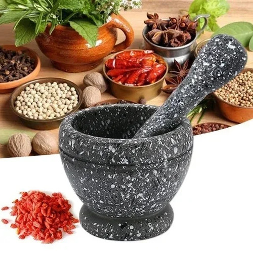 Small resin mortar pestle - small,