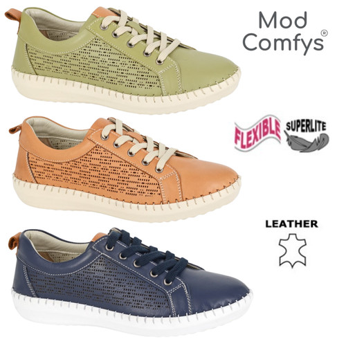 Womens mod comfys - womens, leather