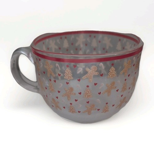 Asda cappuccino glass mug - cappuccino,
